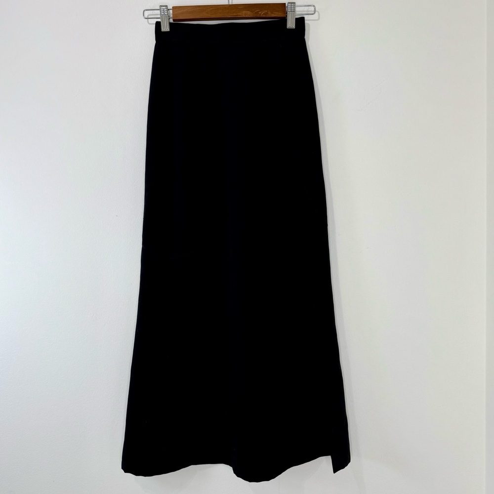 Mugler Black Maxi Skirt